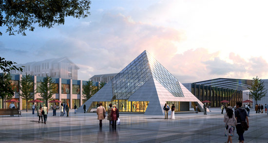 池州金字塔网架